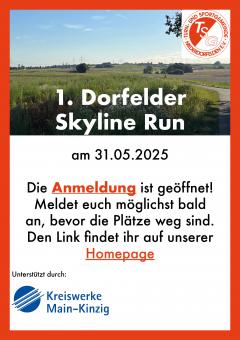 Anmeldung für den 1. Dorfelder Skyline Run ist geöffnet